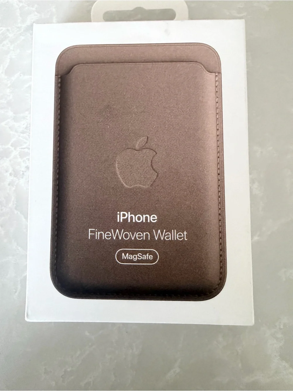 Apple iPhone FineWoven MagSafe Wallet - Chocolate Brown